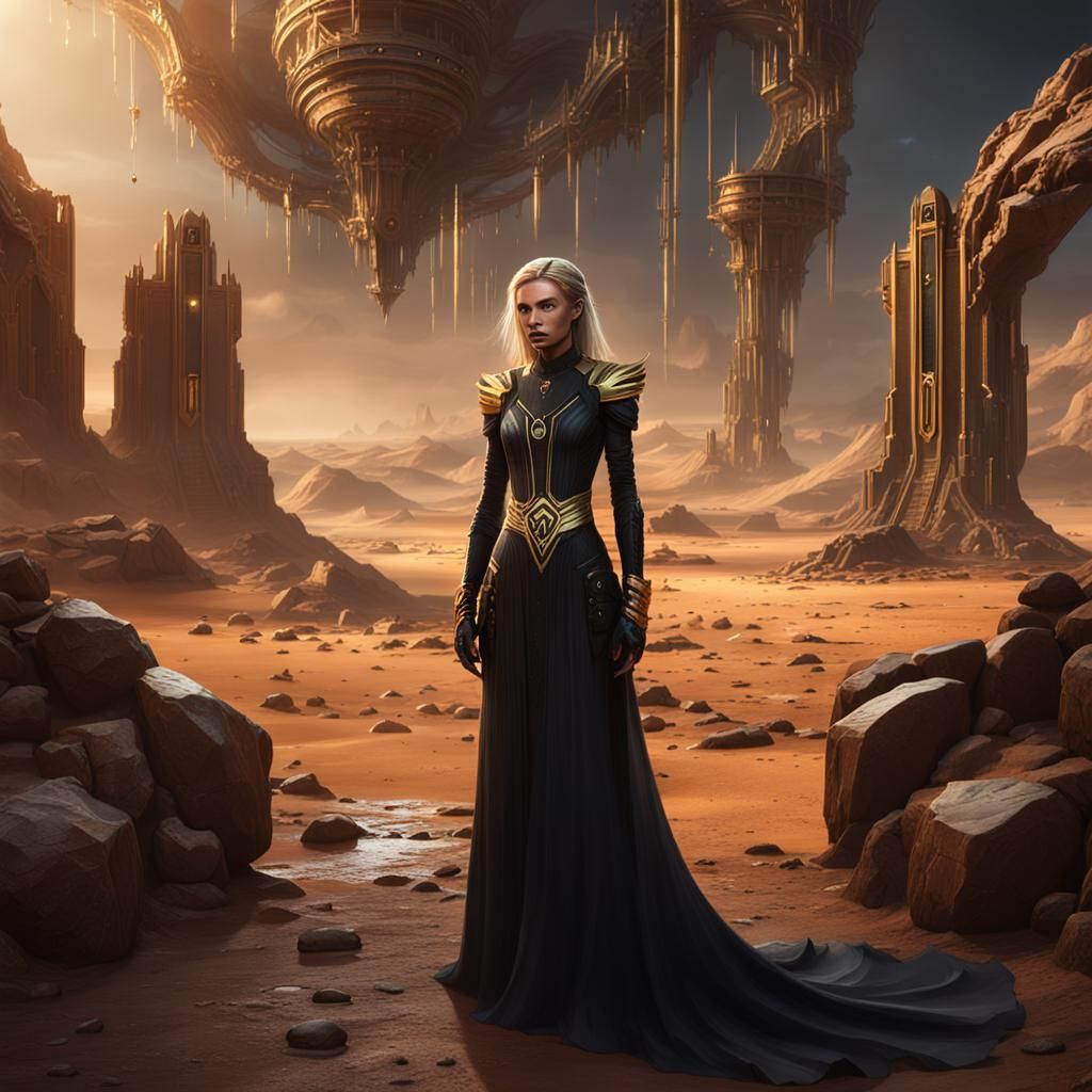 Dungeon Opens onto Martian Desert with Lilith