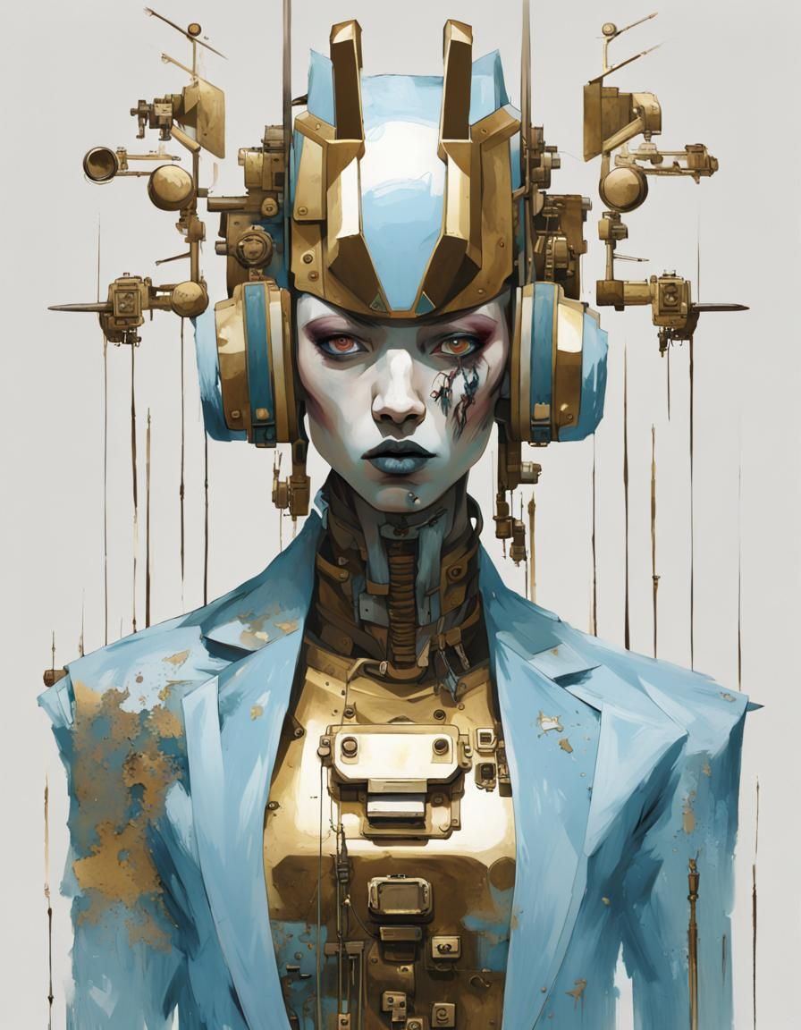 Futuristic Cyberpunk Cityscape with Japanese Elements