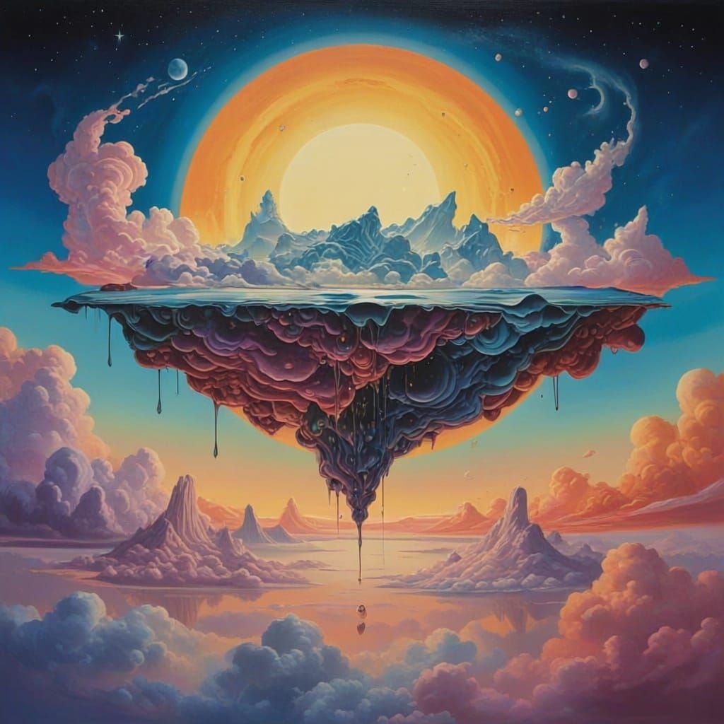 Moon and Sun Celestial Harmony