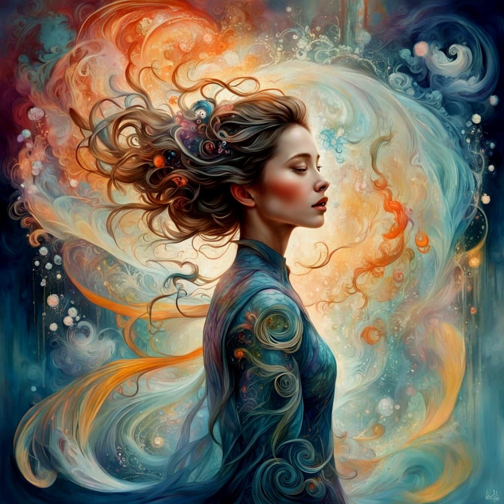 Effervescent Scene in Vibrant Colors