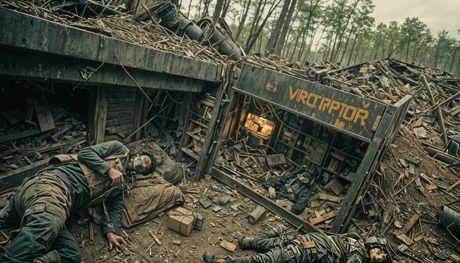 Stark Decayed Reality in Cinematic Style