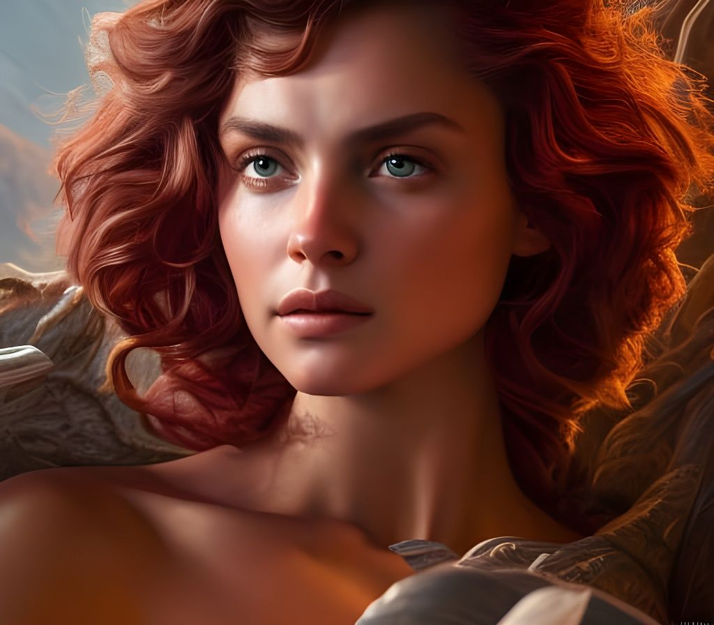 Hyperrealistic Ana de Armas Portrait in Biopunk Comic Style