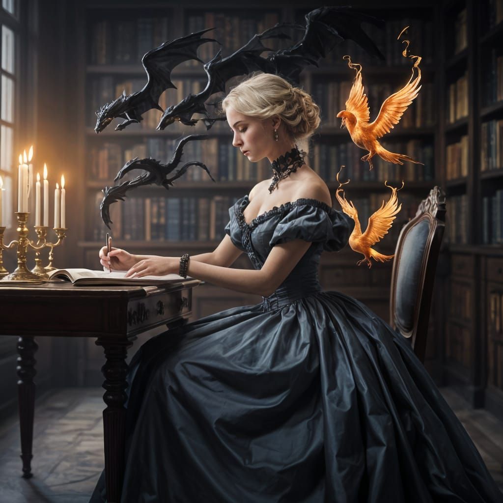 Victorian Muse Creates Ethereal Magical Creatures