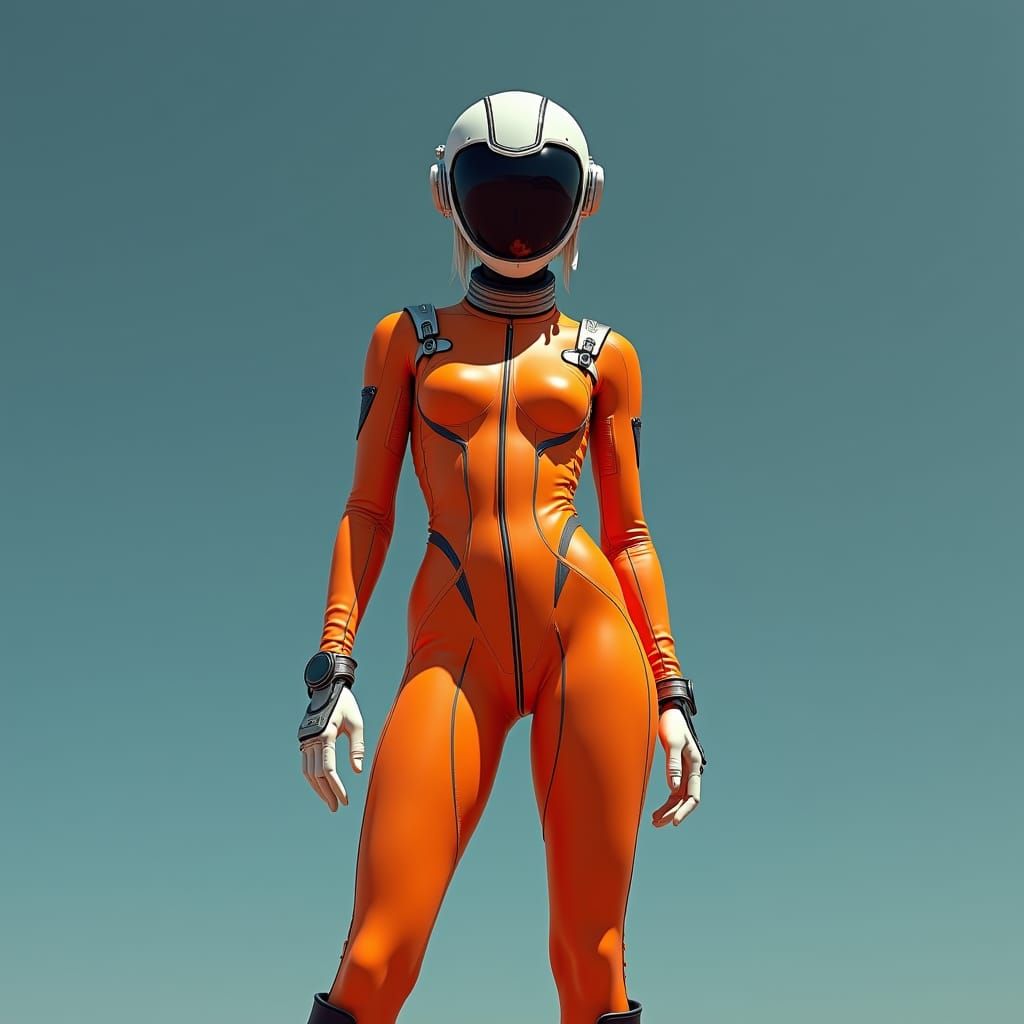 Orange suit space cadet