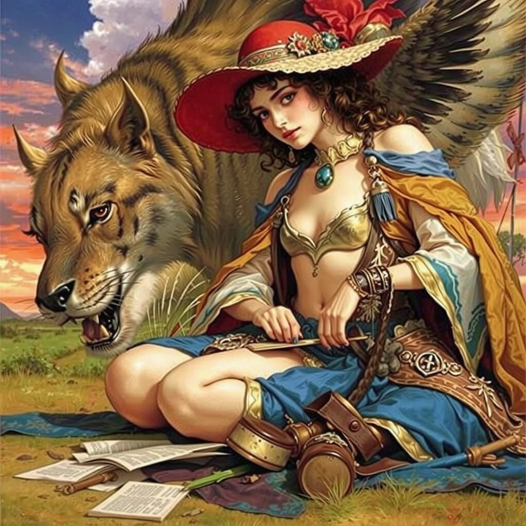 Ethereal Fantasy World in Vibrant Colors