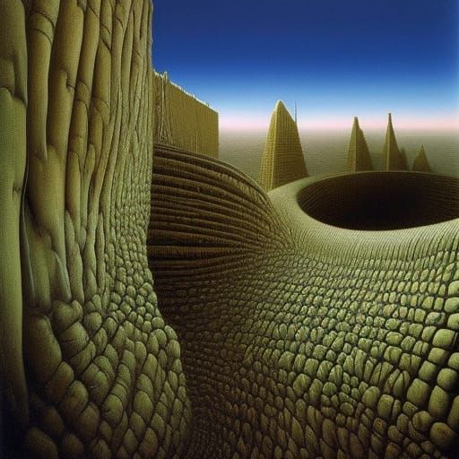 Dystopian Biomechanical Surrealism