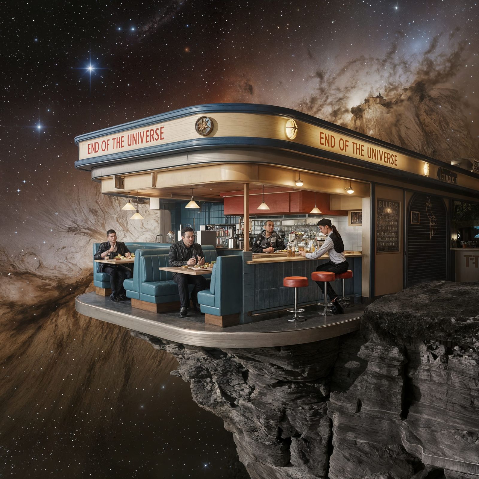 Cafe at the end of the universe.