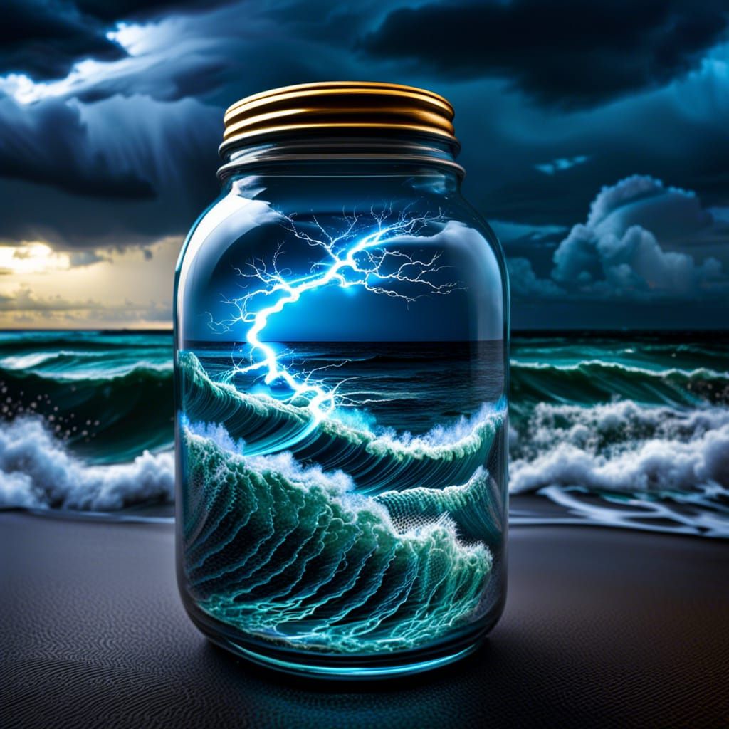Captured Ocean Storm