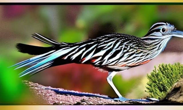 Hyperrealistic Roadrunner: Detailed Volumetric Masterpiece