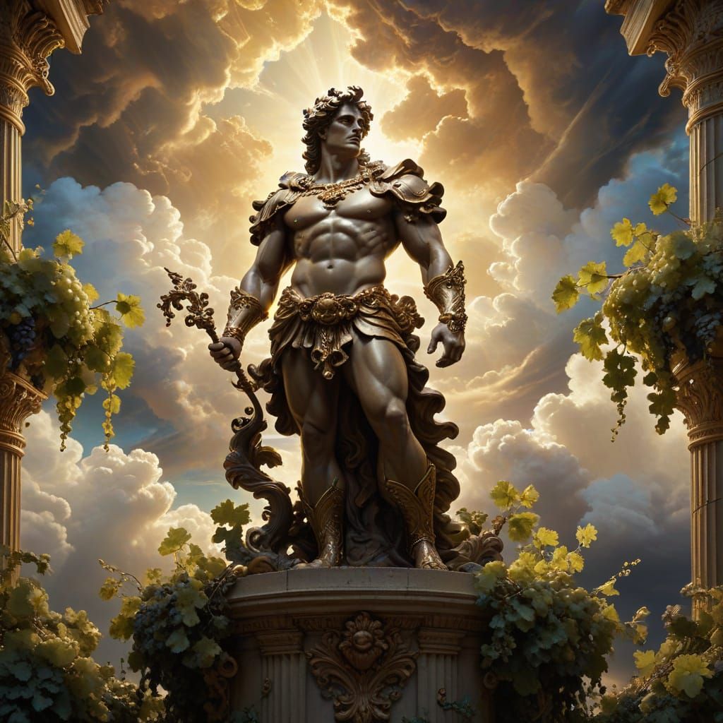 Bacchus Reigns Supreme in Heavenly Grapevine Palace