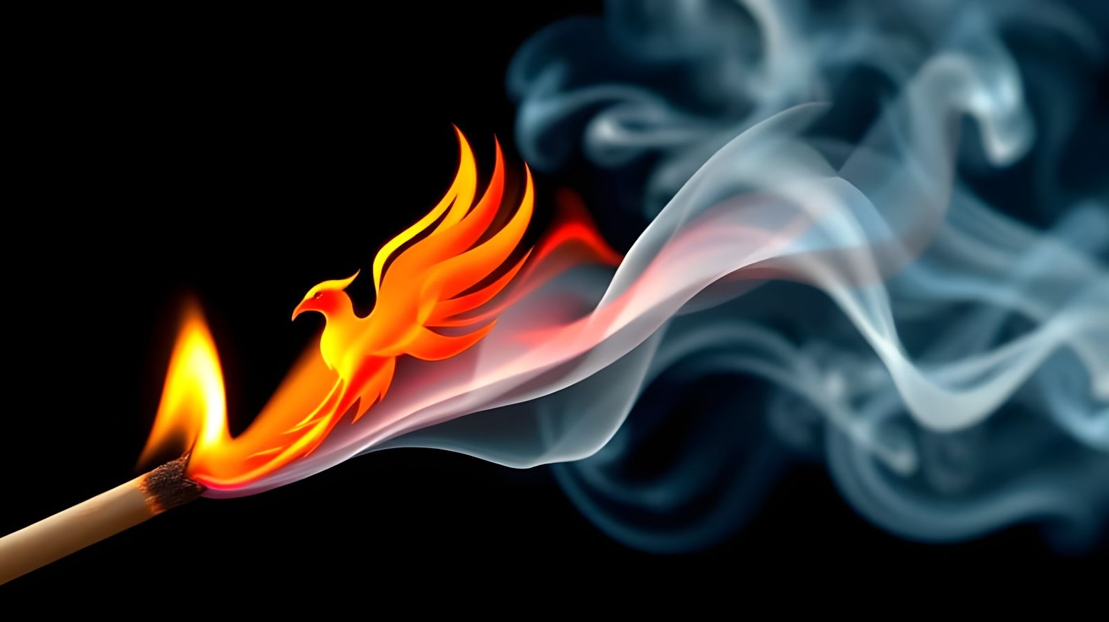 Fiery Phoenix Emerges: Match Ignites in Futuristic Style