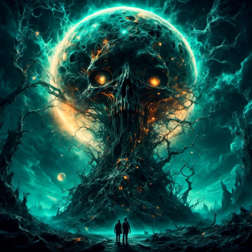 Spectral Embrace: Sun and Moon in Harmony