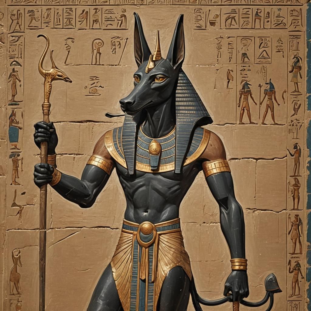 Anubis: Egyptian God in Digital Art