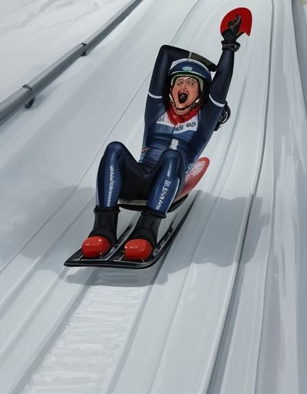 Luge Run Scream: An Expressionist Adventure