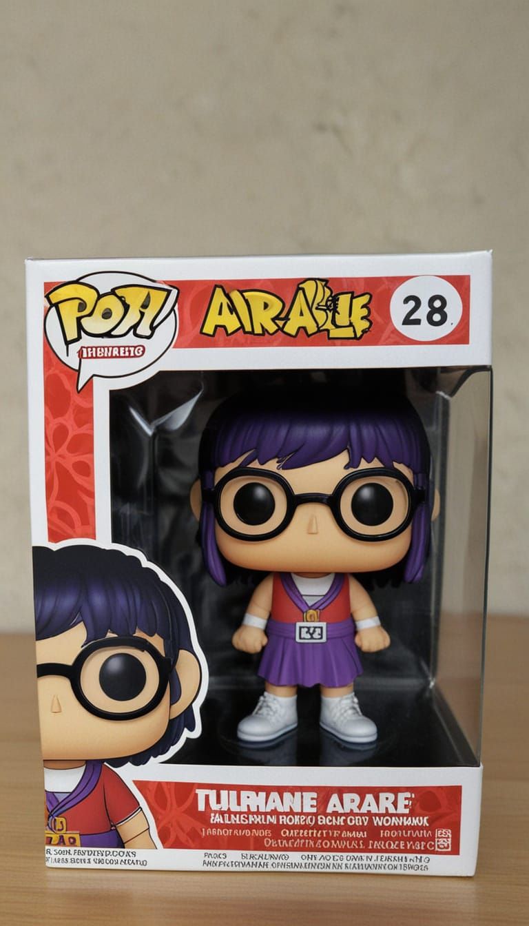 Funko pop figure of Arale Norimaki