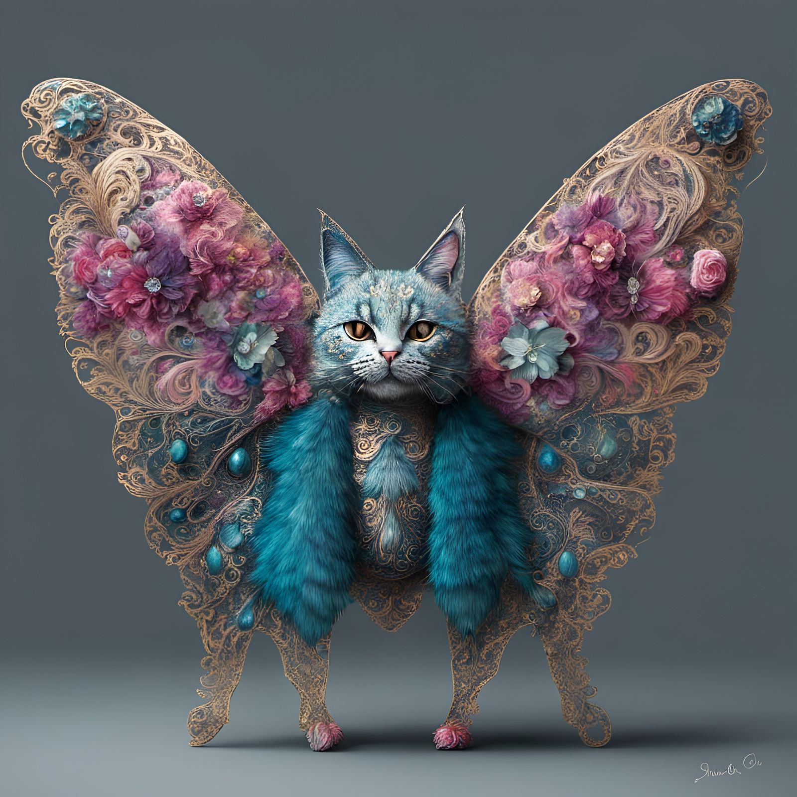 Glitter sparkle tinsel Cat moth Glitter sparkle glitter spar...
