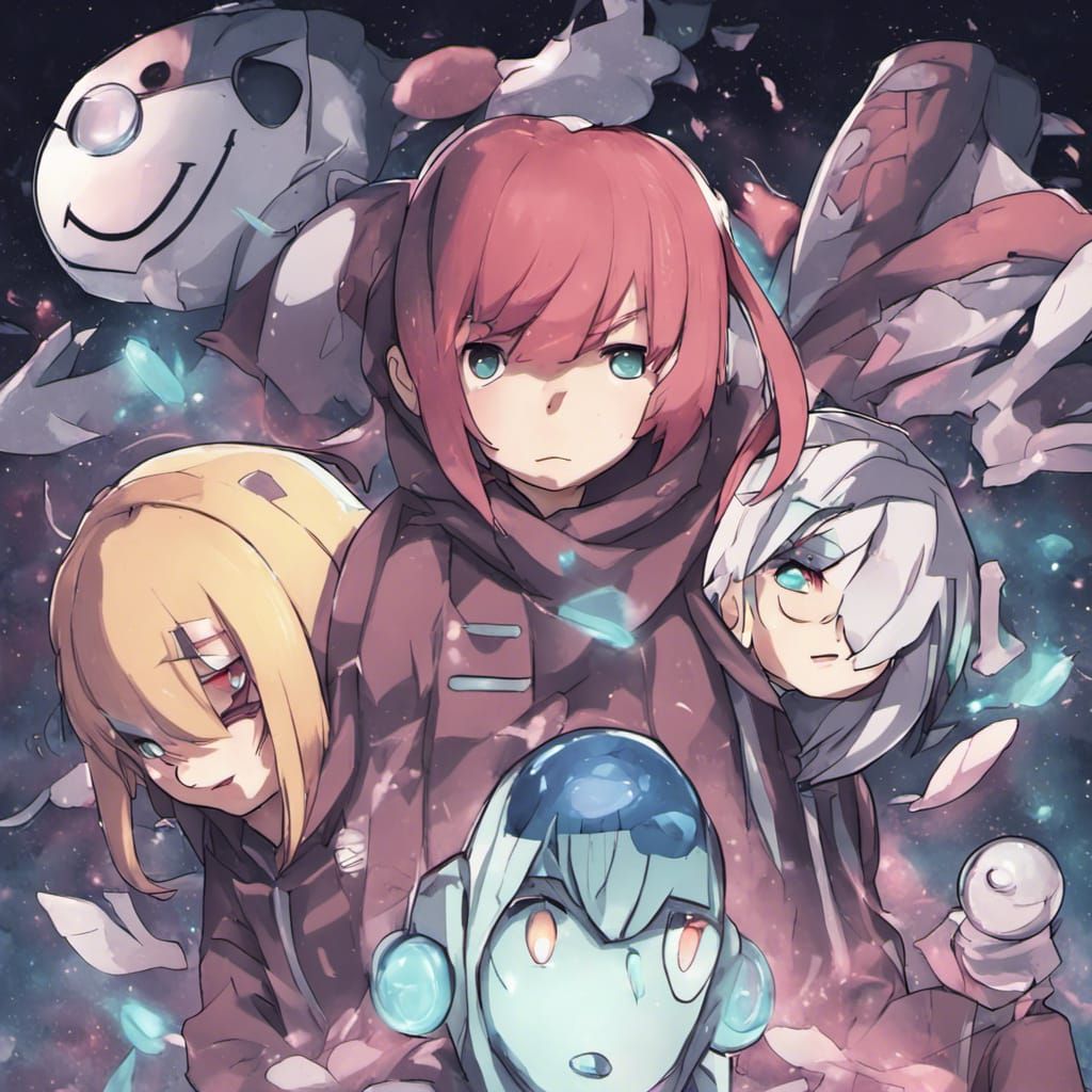 Among Us Characters in Anime Style