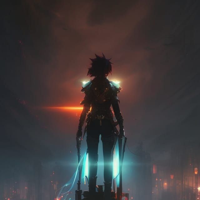 Dark Fantasy Anime Art in 8K Resolution