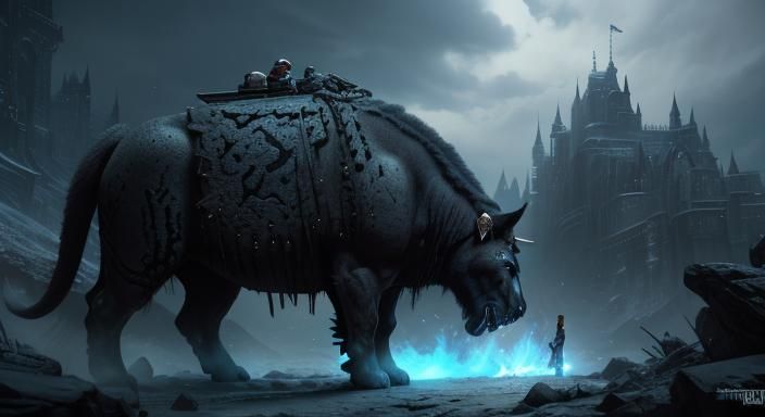 Stone Cold Stuns Tyson: Fantasy Art