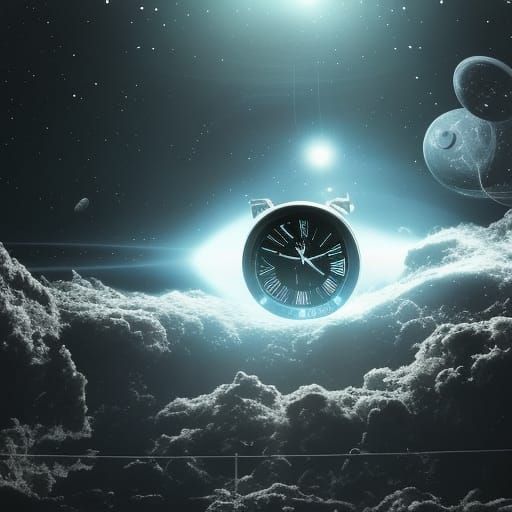 Clock in Space Near Black Hole