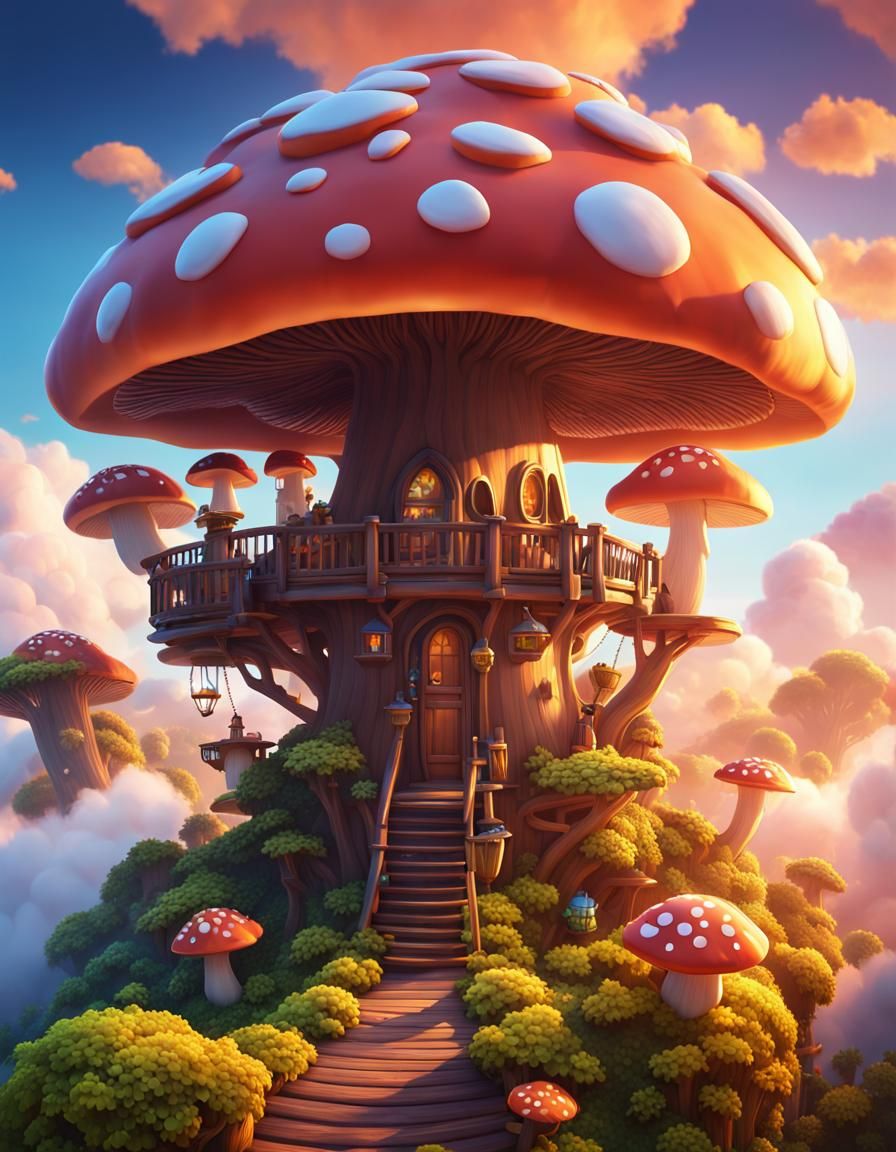 Mountain Mushroom TreeHouse
