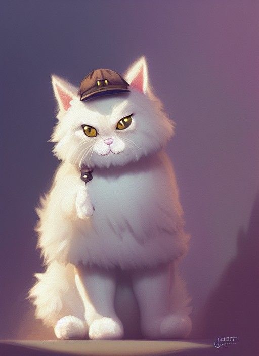 Detective Cat: Hyperrealistic Concept Art
