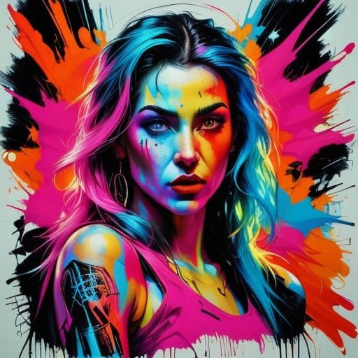 Graffiti Goddess of Urban Rebellion