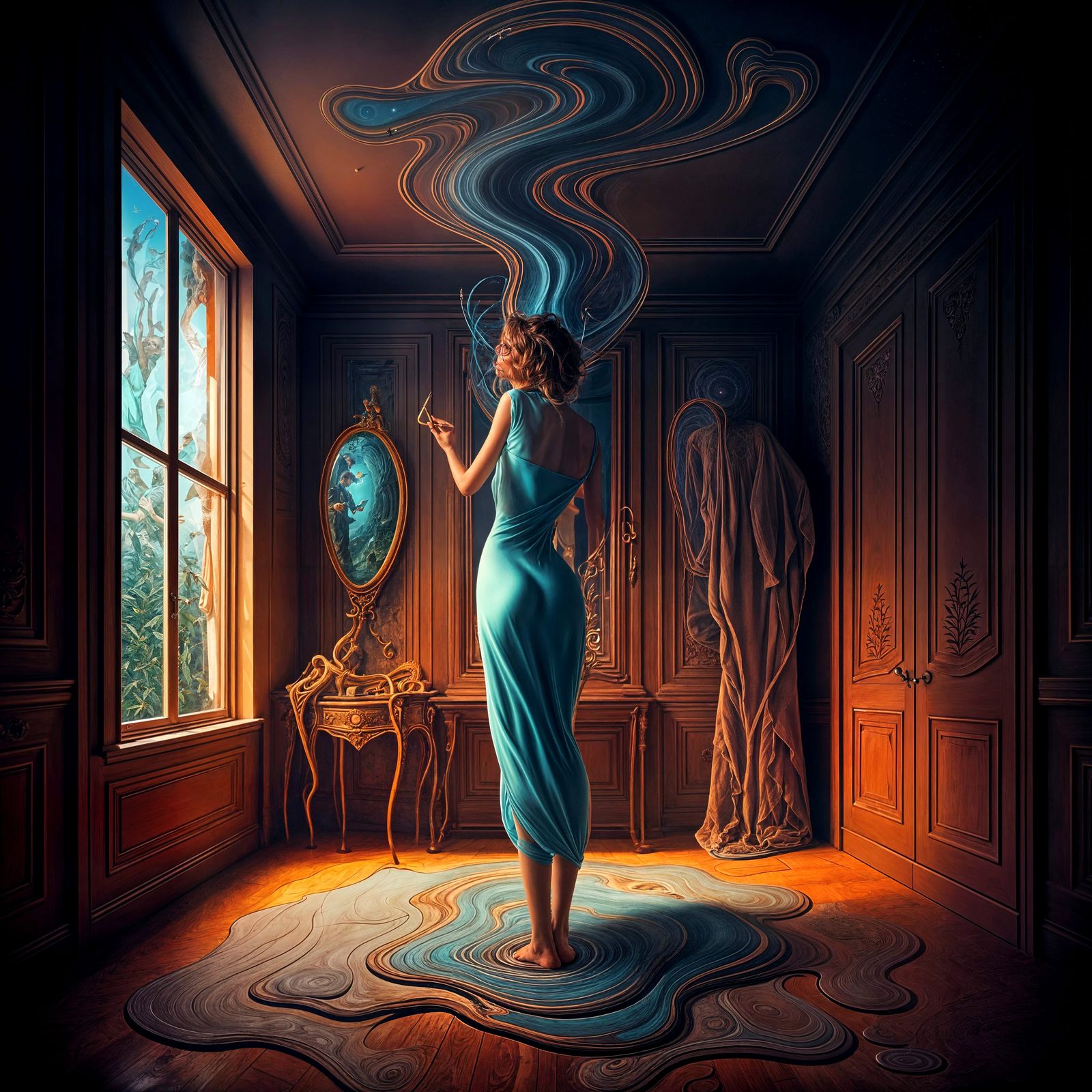 Surreal Optical Illusion Artwork