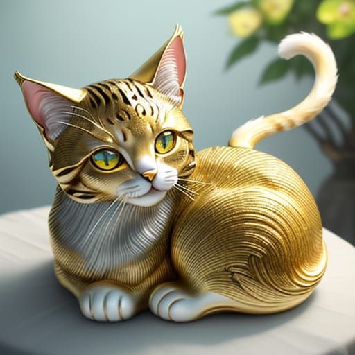 Cat Figurine