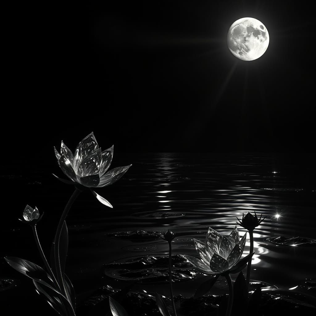 Eclatante Lune on Alien Surface in Photorealism