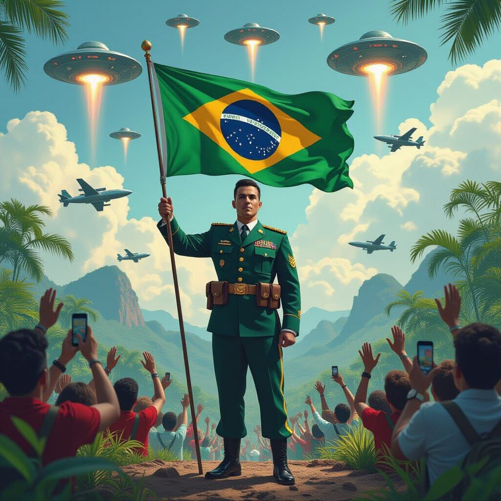 Brazilian Amazon: Soldier, Aliens, and Flying Saucers