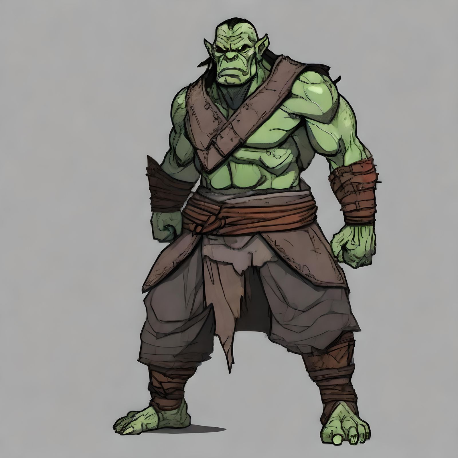 “Whatcha Looking At, Poozer?” - Grumpy Kilo Orc