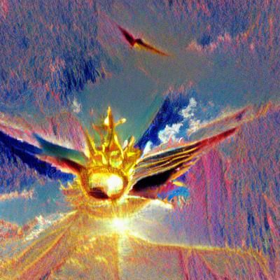 Abstract Cosmic Swirls of Infinite Space