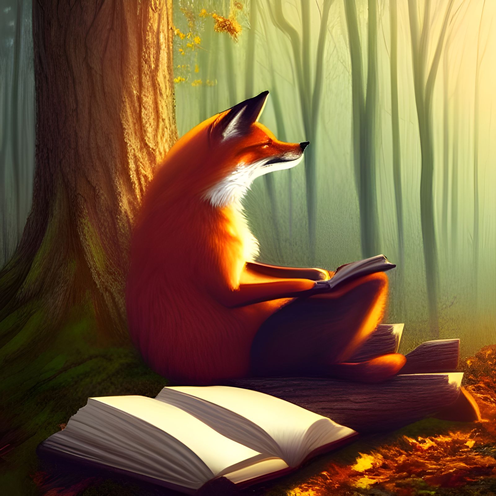Alone with one's books