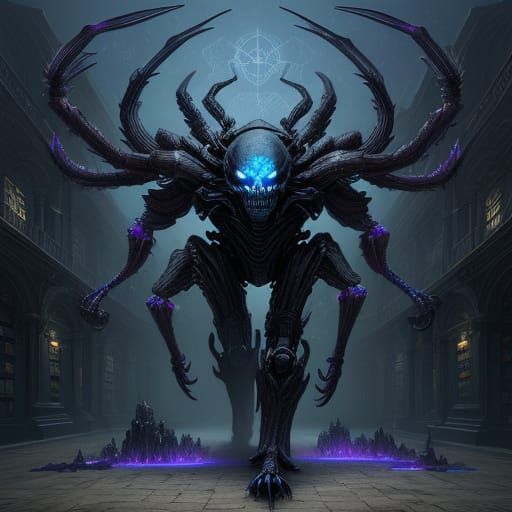 Cosmic Horror Spider God of Forbidden Knowledge