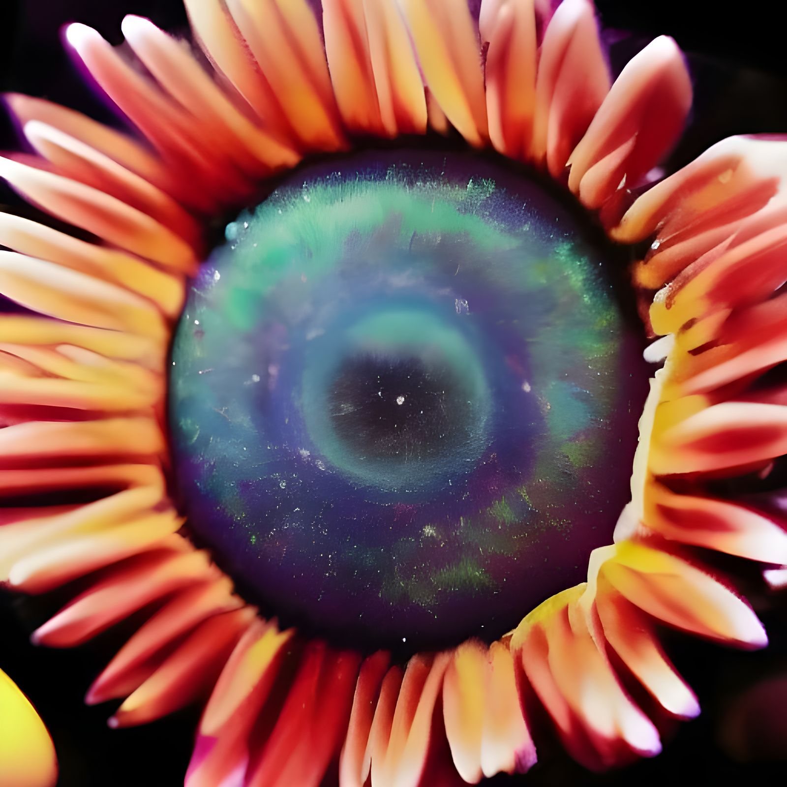 Miniature Universe in a Bottle: Hyperrealistic Concept Art