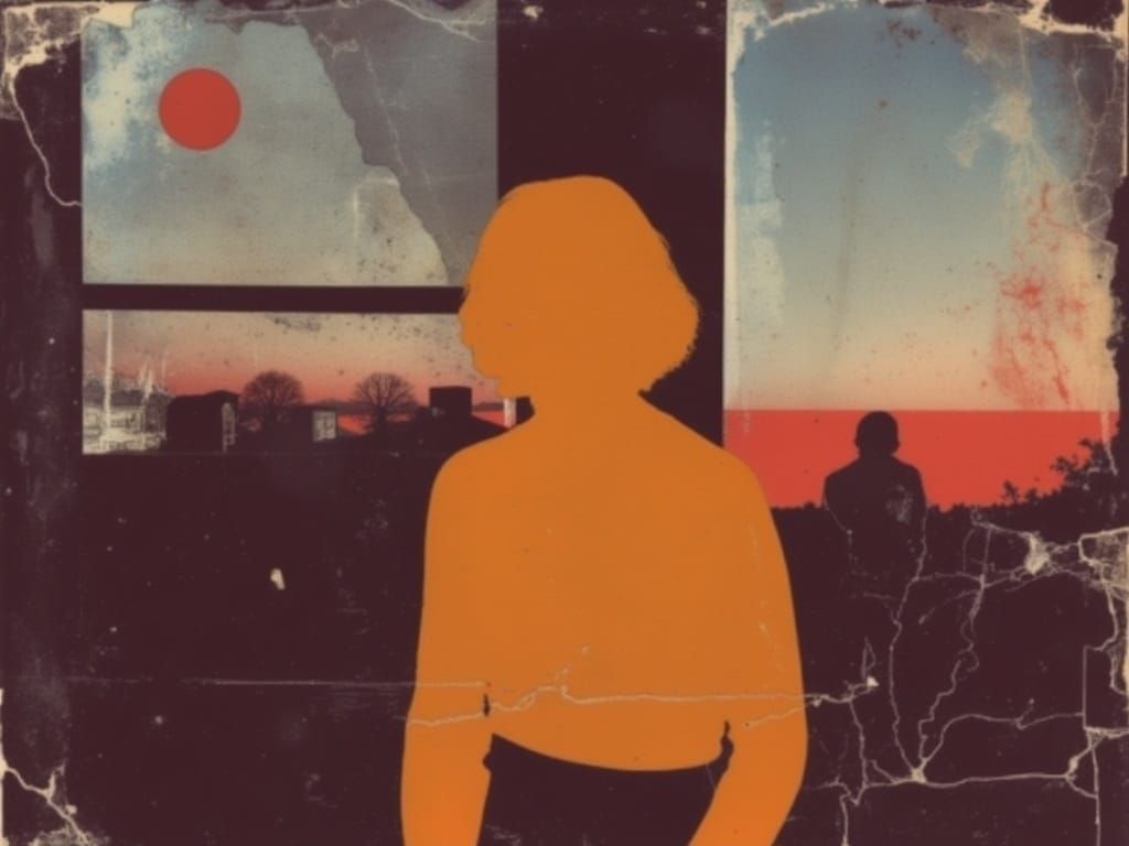 Woman By Window in Vibrant Autochrome Style