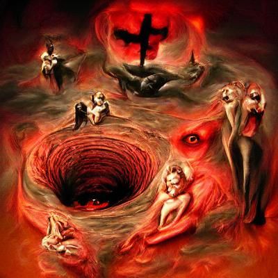 Souls in a Never-Ending Storm of Hell