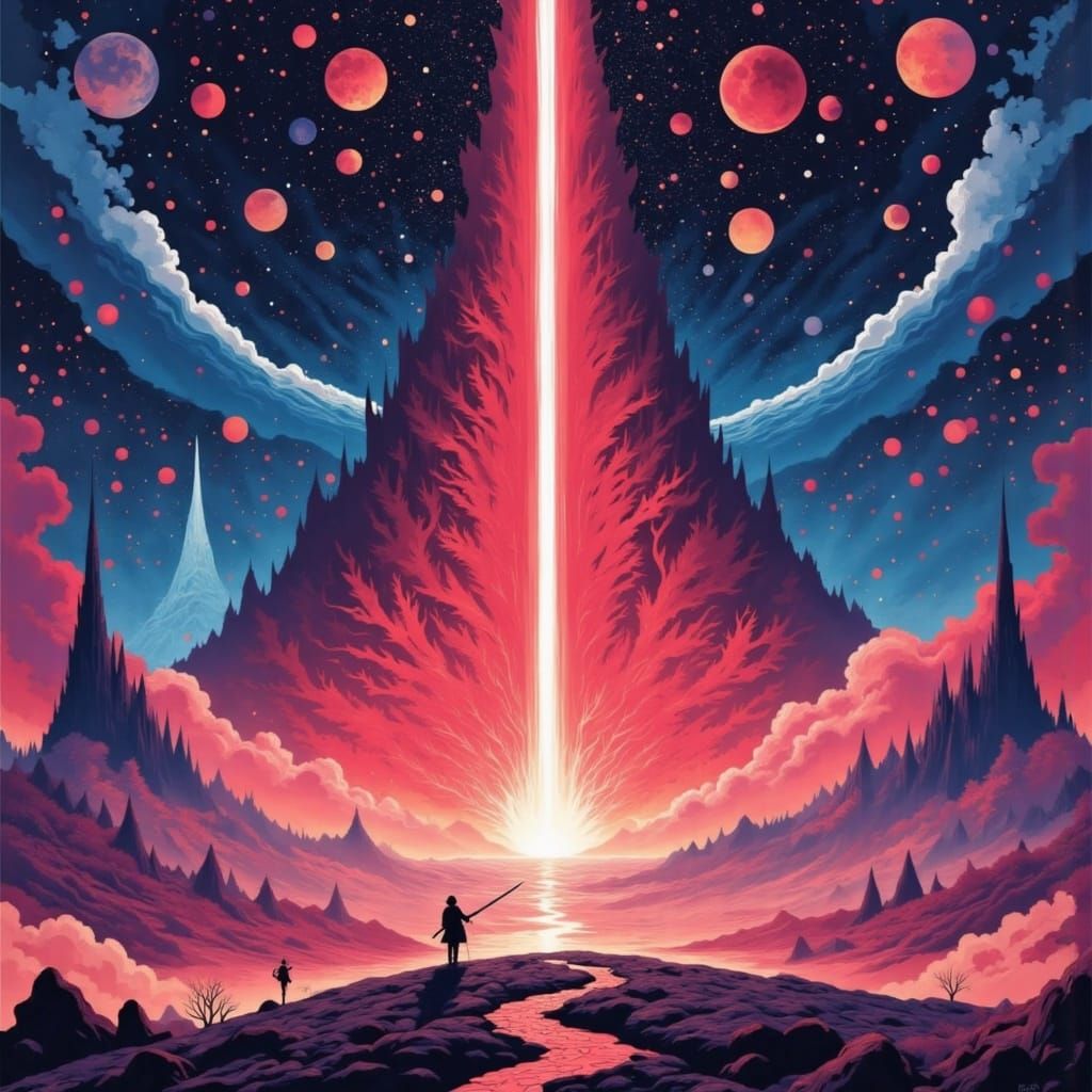 Earths Collide: A Pop Art Fantasy