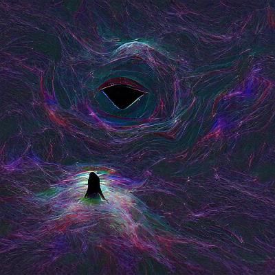 Abstract Digital Art: The Void Staring Back