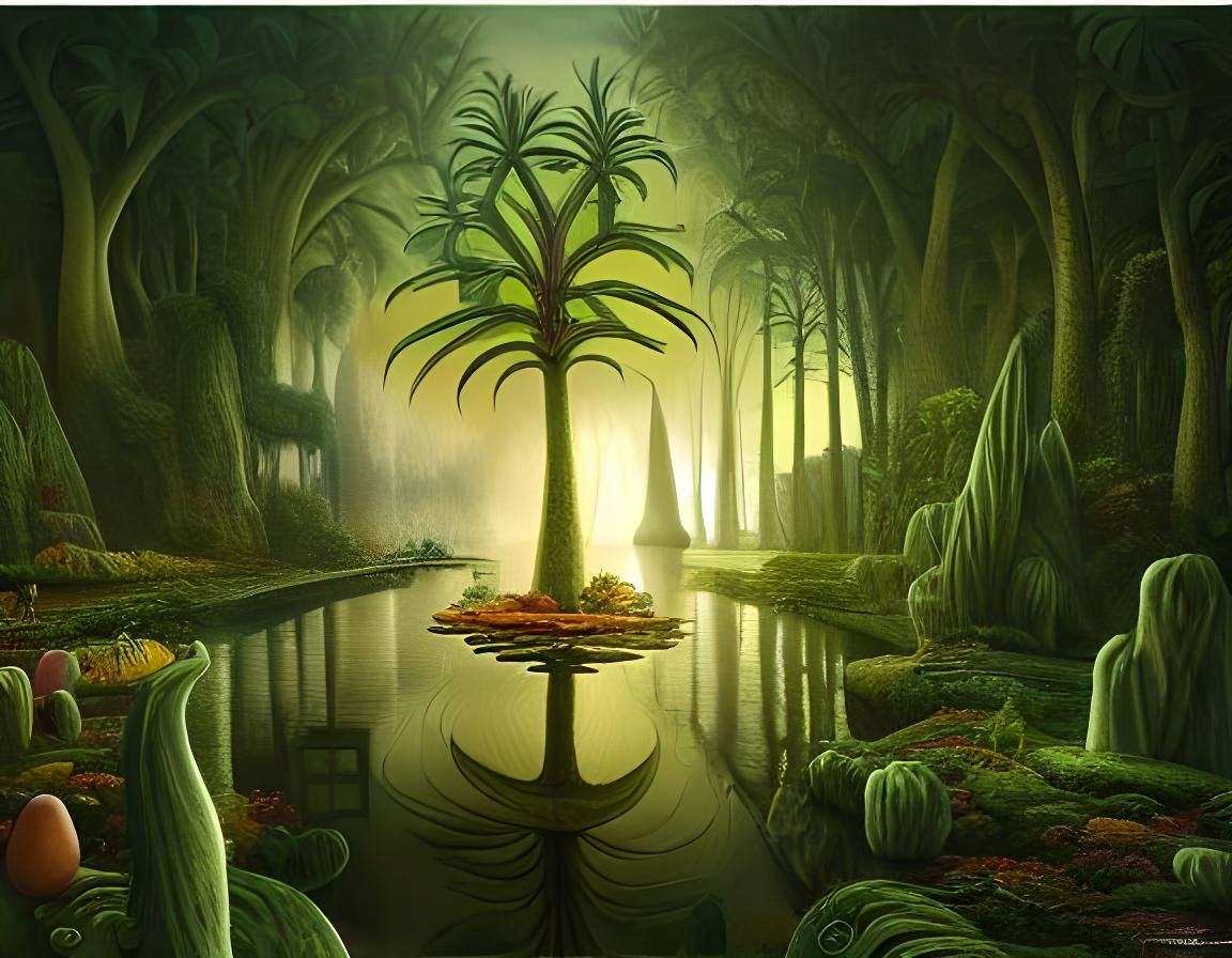 Garden In the Grotto