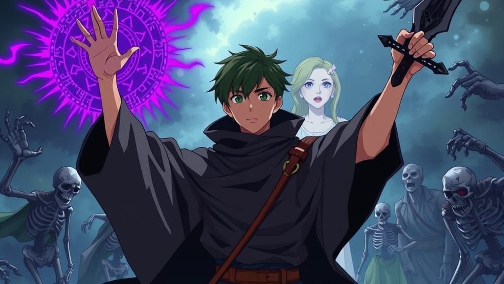 Magic Circle Summoning in Studio Ghibli Style