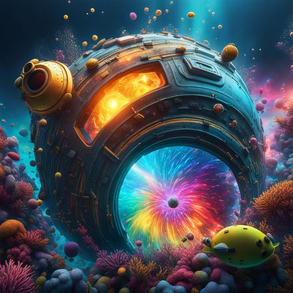 Underwater Collision: Unstoppable Force Meets Immovable Obje...