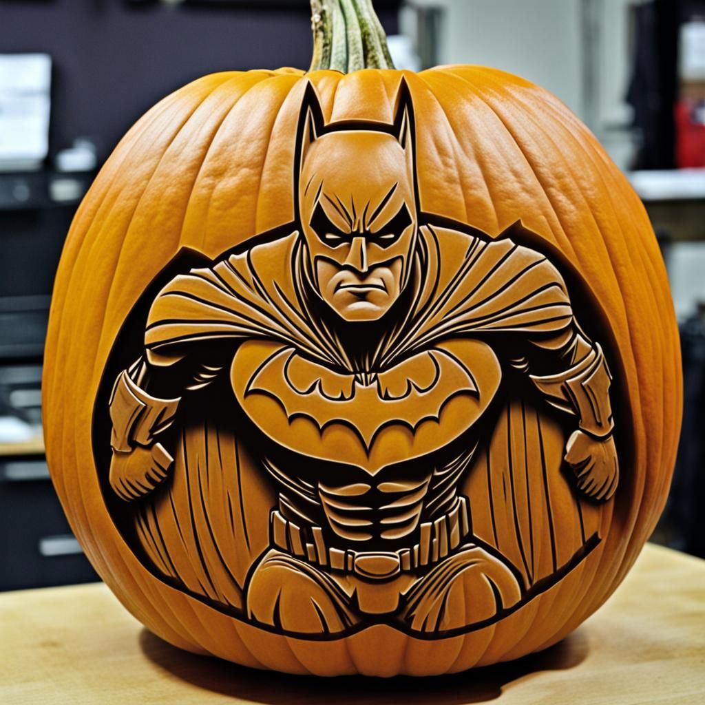 Batman Jack-o'-Lantern: A Spooky Knight