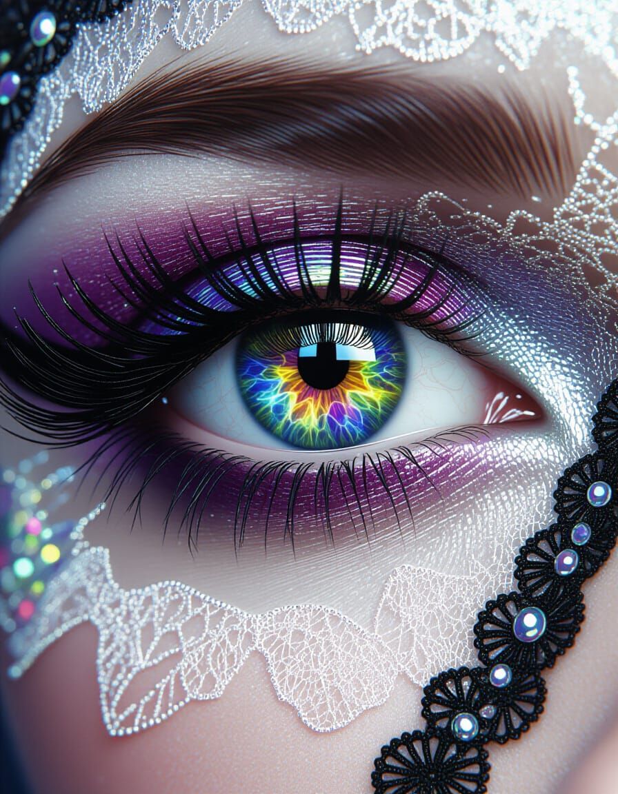 Kaleidoscope Eyes with Punk Bohemian Details