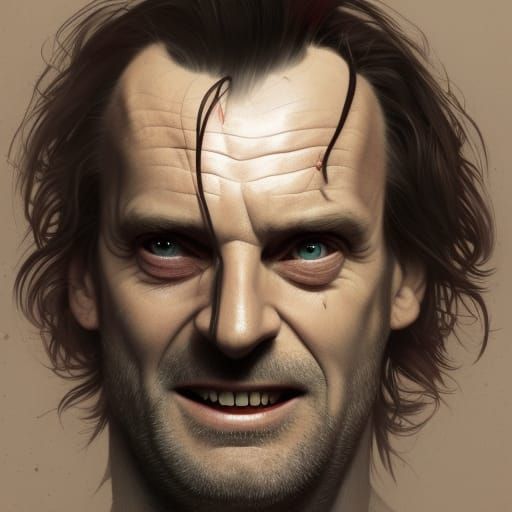 Horror Icons: Torrance and Voorhees, Hyperdetailed Portrait