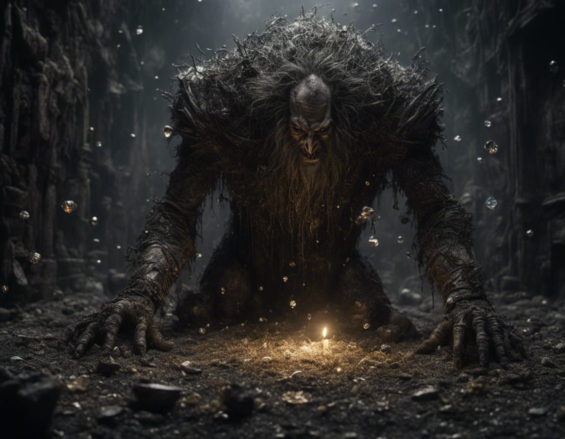 Beauty and the Beast with Gem Particles