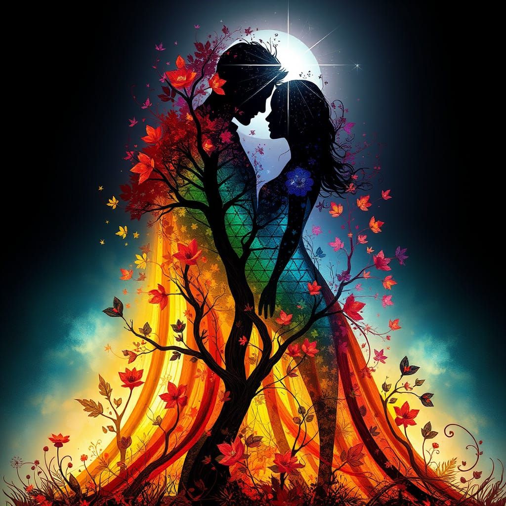 Ethereal Union of Nature and Humanity