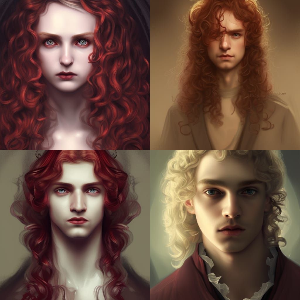 Victorian Young Man Portrait in Gothic Manor