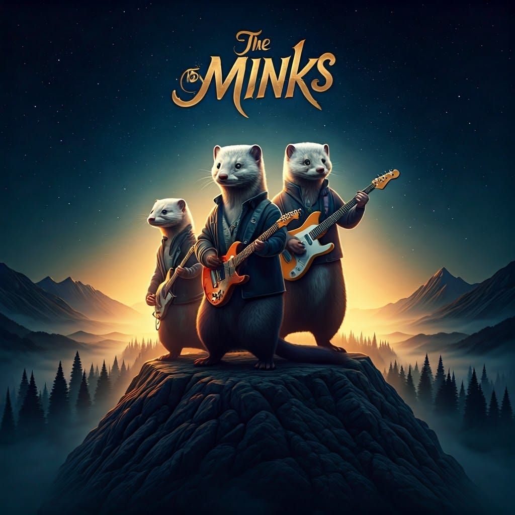 Minks Rock Band on Mountain Stage